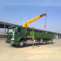sino truck with crane 10 ton