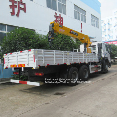 sino truck with crane 10 ton