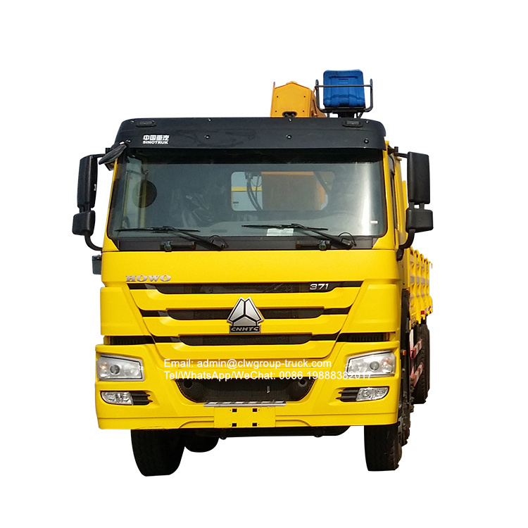 sinotruk 12 wheeler 16 ton xcmg telescopic boom truck mounted crane