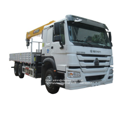 sino truck with crane 10 ton