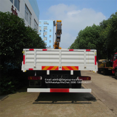 sino truck with crane 10 ton