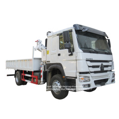 Sinotruk howo knuckle boom 6.3tons for sale
