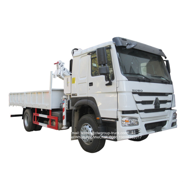 Sinotruk howo knuckle boom 6.3tons for sale