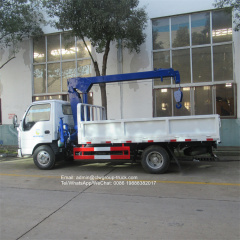 Isuzu 2 tons 3.2tons telescopic truck crane