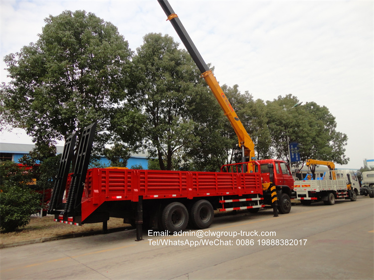 dongfeng 10 wheeler 10tons 12 tons telescopic boom truck