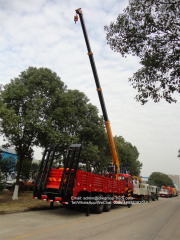 dongfeng 10 wheeler 10tons 12 tons telescopic boom truck