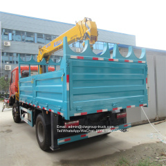 dongfeng pole lifting delivery truck crane