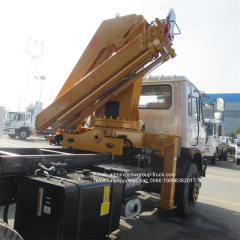 dongfeng 6x4 knuckle boom 10 ton truck loading crane