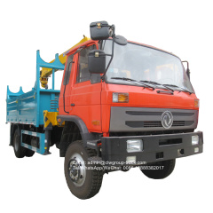 dongfeng pole lifting delivery truck crane
