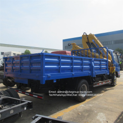 Foton knuckle boom folding hydraulic crane 4 tons