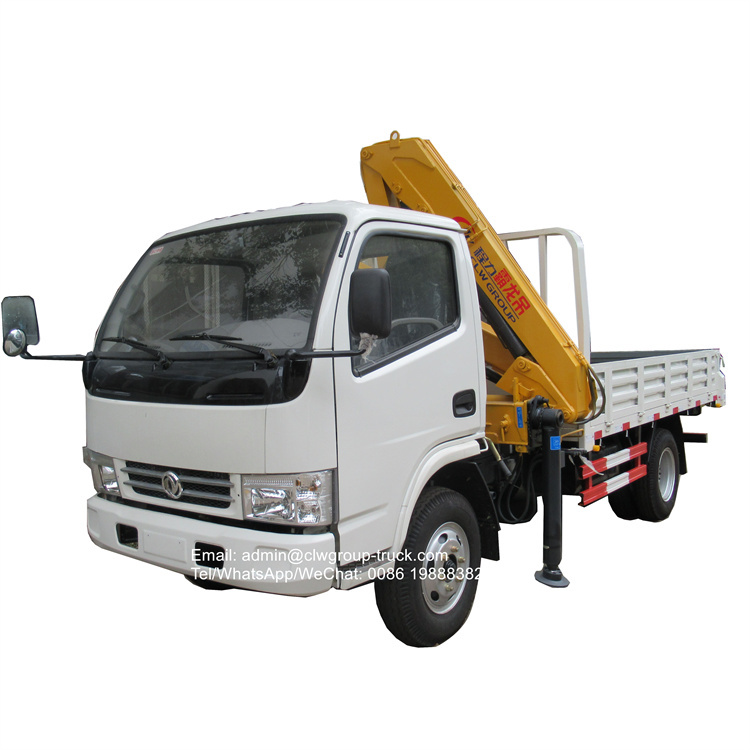 dongfeng 3.2ton knuckle crane for sale
