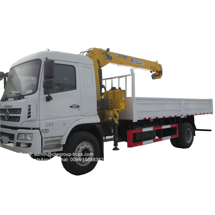 Shacman 6 wheeler crane boom hydraulic