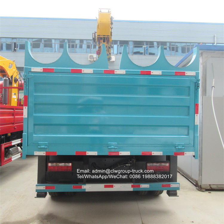 dongfeng pole lifting delivery truck crane