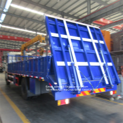 Foton flat bed with crane 10 tons