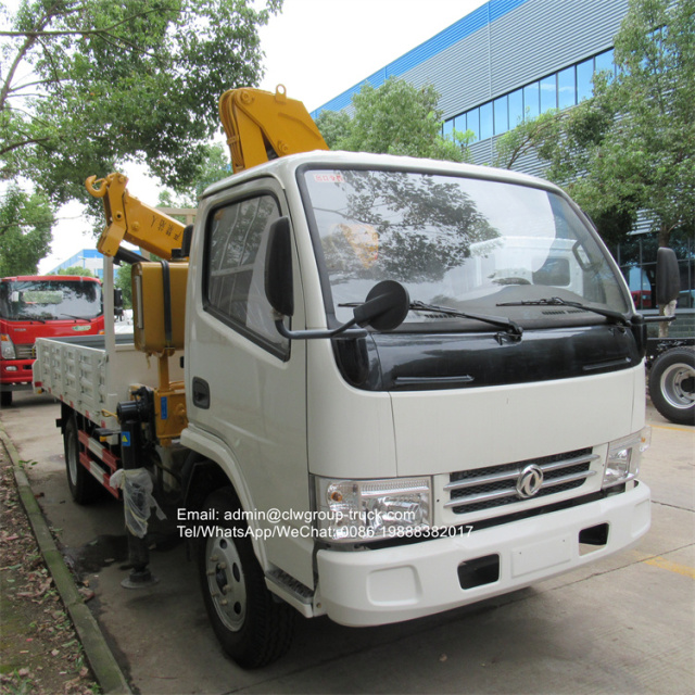 dongfeng 3.2ton knuckle crane for sale