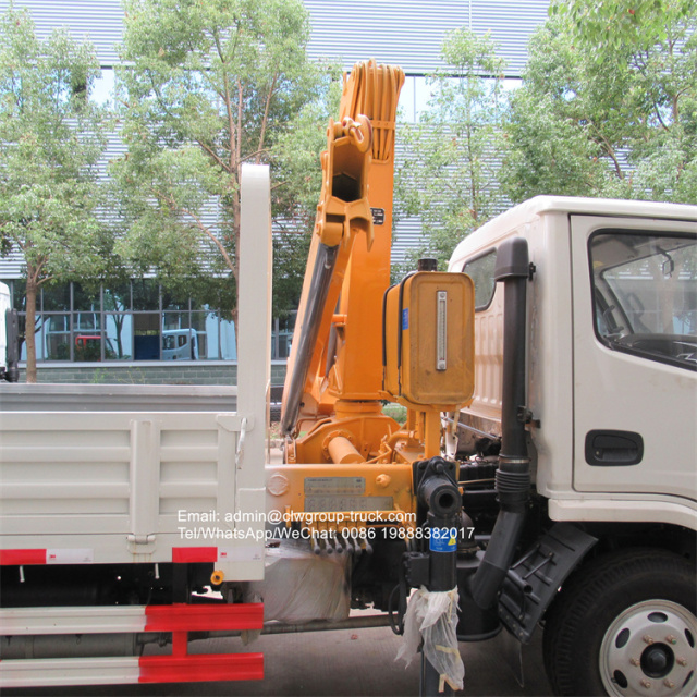dongfeng 3.2ton knuckle crane for sale