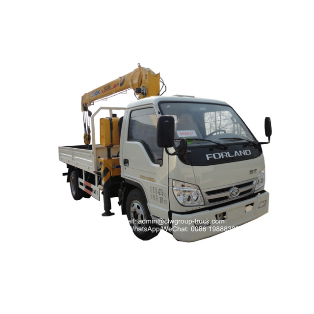 Foton forland mini truck crane 2tons 3.2ton