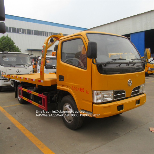 dongfeng wrecker tow truck 3 tons