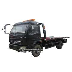Dongfeng 4 tons right hand wrecker tow trucks for sale
