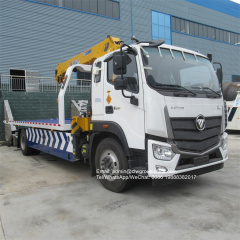Foton rollback truck with crane 8tons