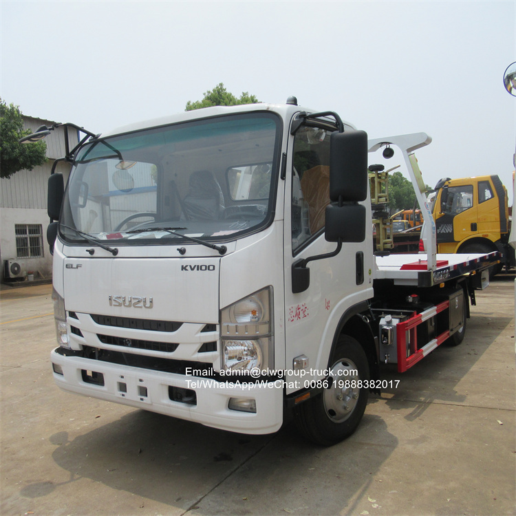 Isuzu 5 tons roll back tow truck for sale