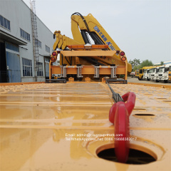 Sinotruk howo truck bed recovery fold arm crane