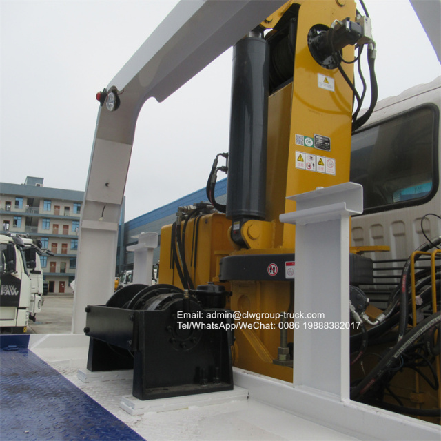 Foton rollback truck with crane 8tons