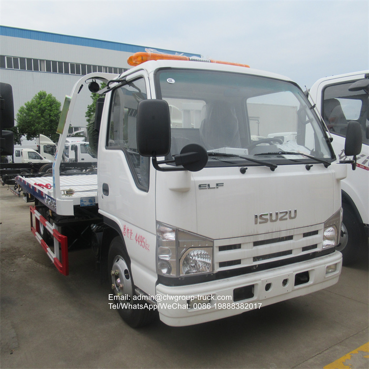 isuzu flatbed tow truck 3 tons