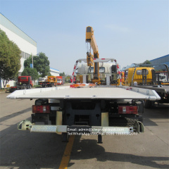 Sinotruk howo 4 tons 5 tons recovery truck with crane