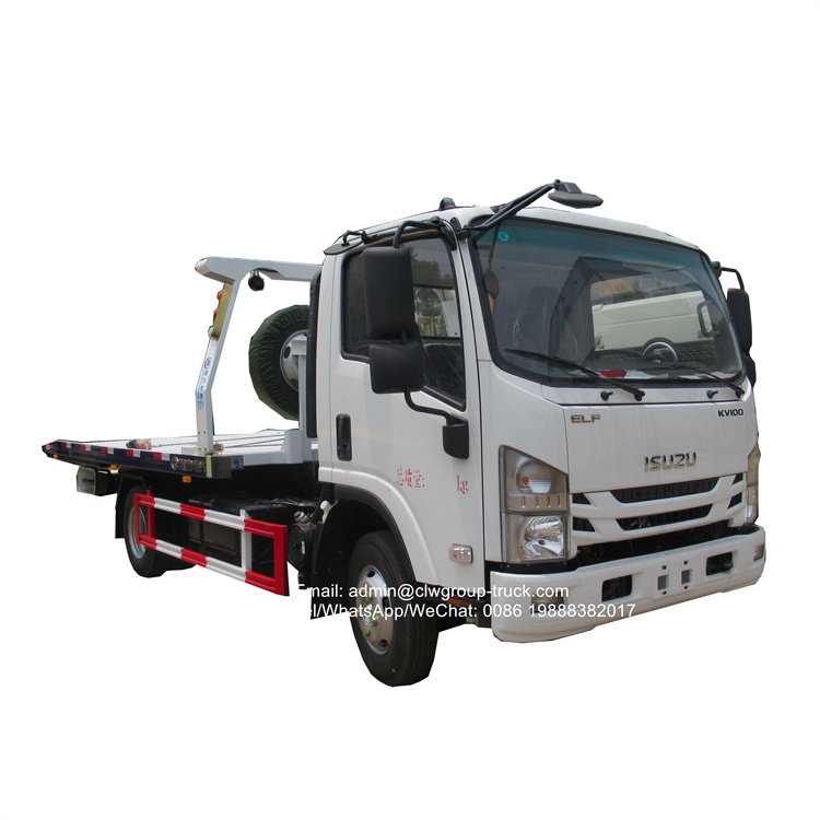Isuzu 5 tons roll back tow truck for sale