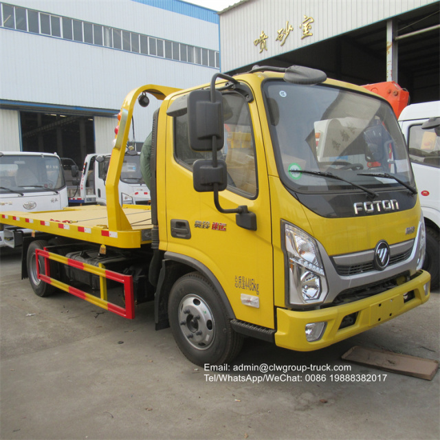 Foton sliding platform recover car