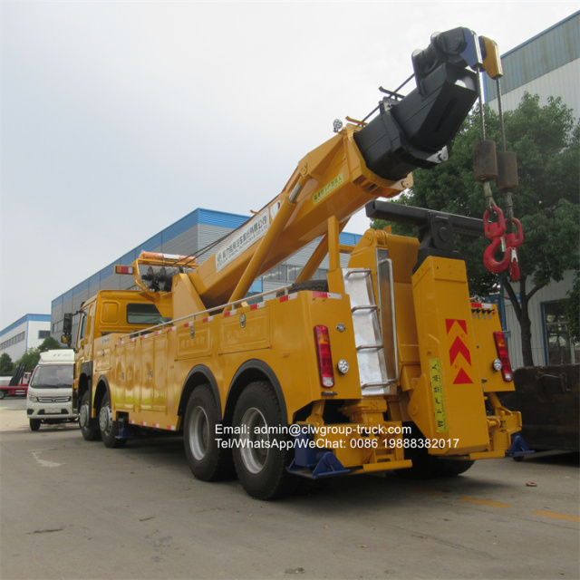 Sinotruk 8x4 70 tons towing truck