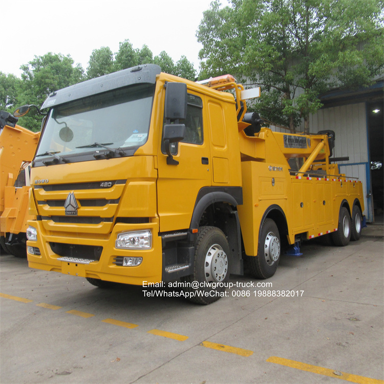 Sinotruk 8x4 70 tons towing truck