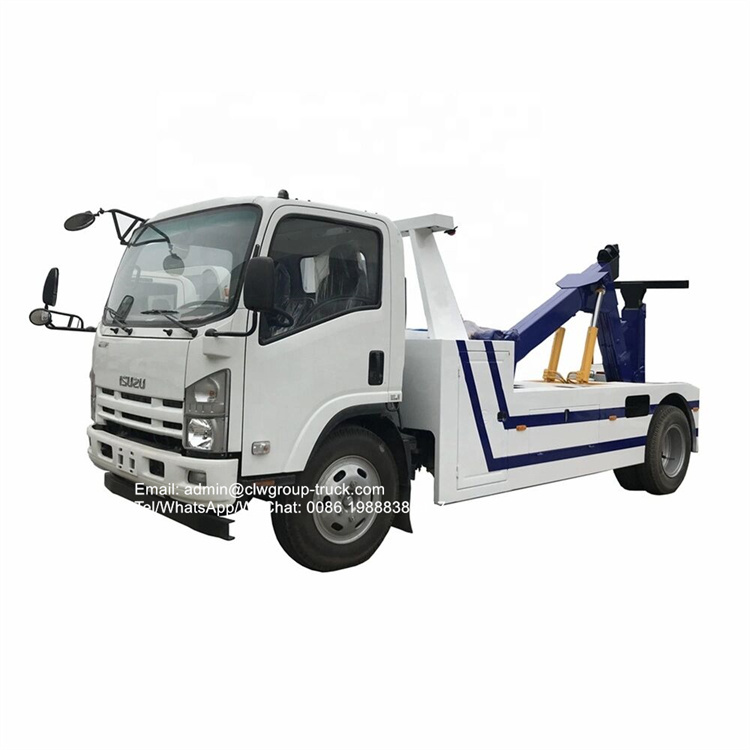 Isuzu 190hp 6 tons tow truck wrecker rotator