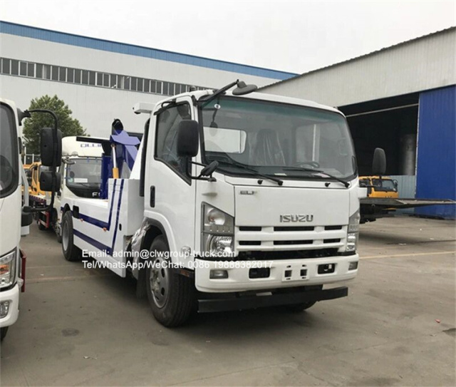 Isuzu 190hp 6 tons tow truck wrecker rotator
