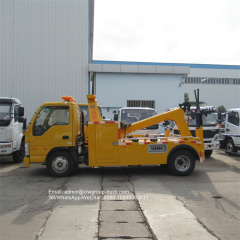ISUZU 4 tons rotator recovery truck for sale