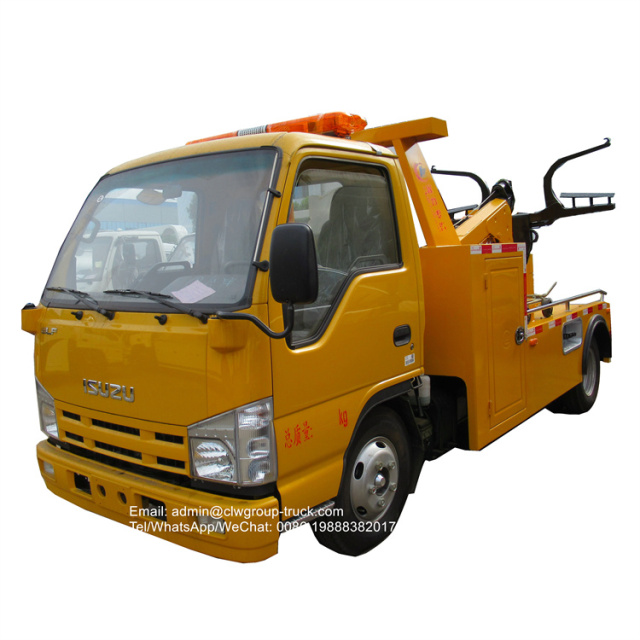 ISUZU 4 tons rotator recovery truck for sale