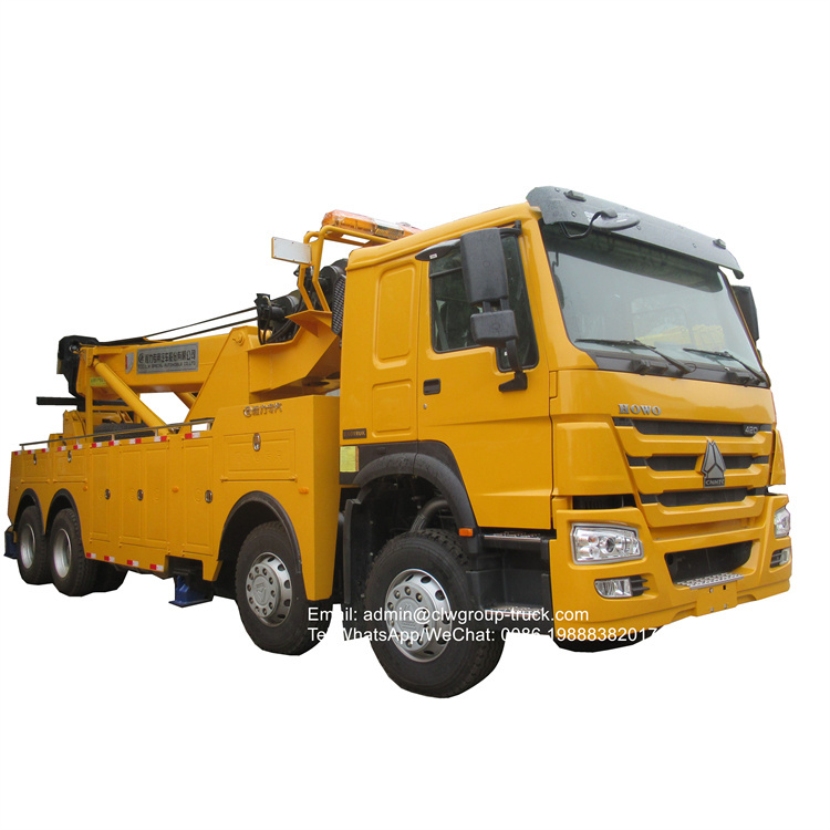 Sinotruk 8x4 70 tons towing truck