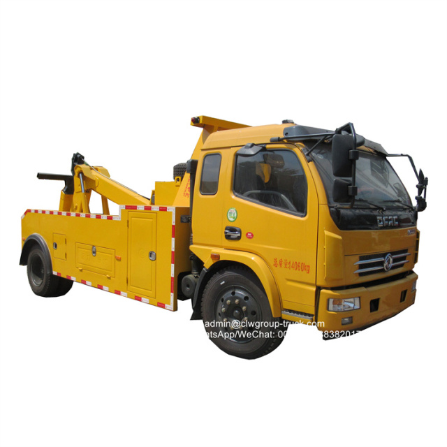 Dongfeng 6 tons road wrecker truck