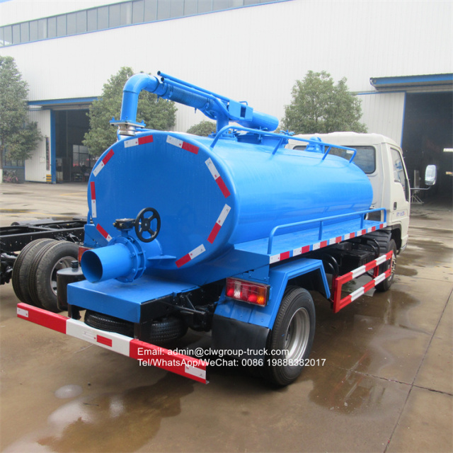Foton toilet waste trucks 4-5m3