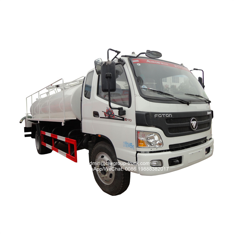 Foton 8-10m3 vacuum sewer suction fecal truck