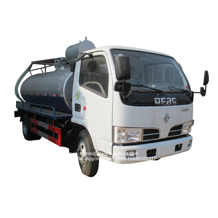dongfeng 4-5m3 fecal suction truck