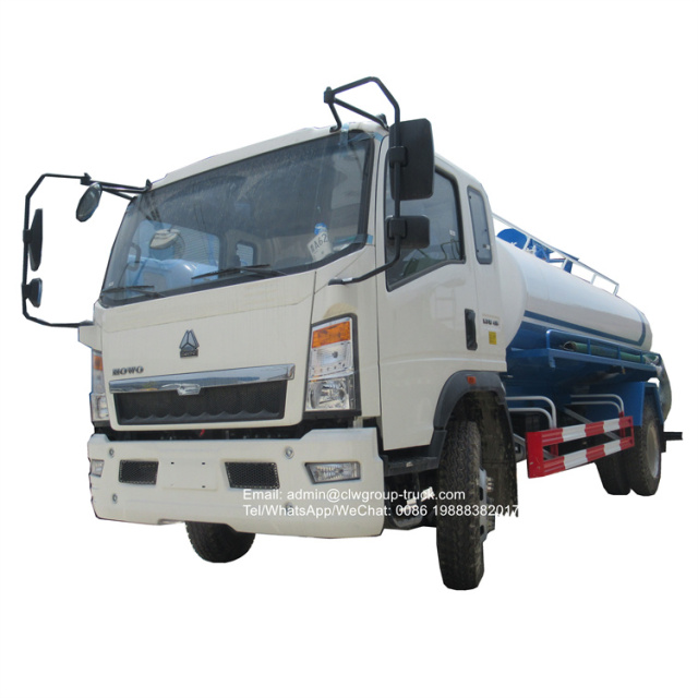 Sinotruk howo 8-12m3 waste evacuation trucks