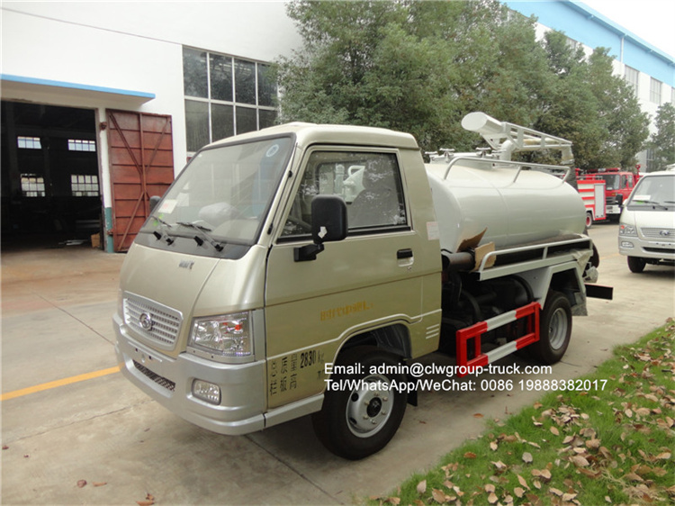 Foton 3500-4000l vacuum septic truck for sale