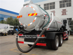 Sinotruk howo 6x4 16cbm 18cbm sewage suction truck