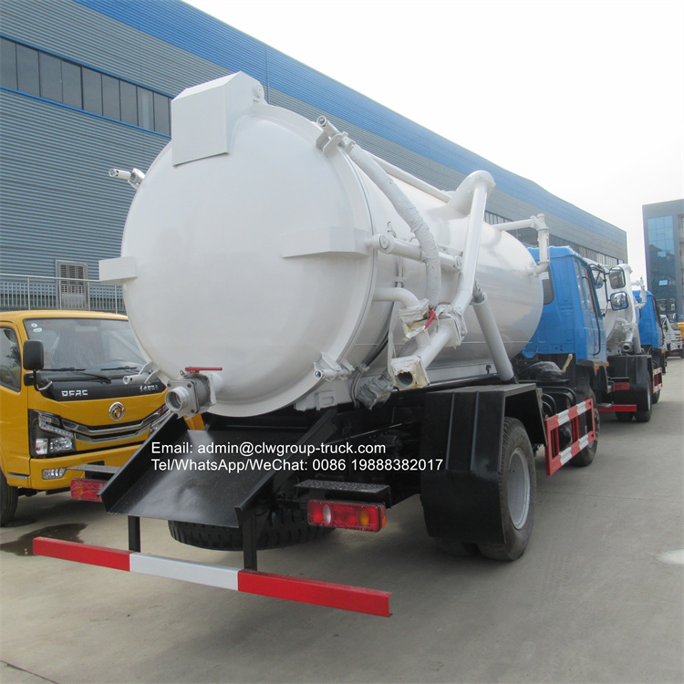 Dongfeng 8 ton 10tons vacuum truck sucker