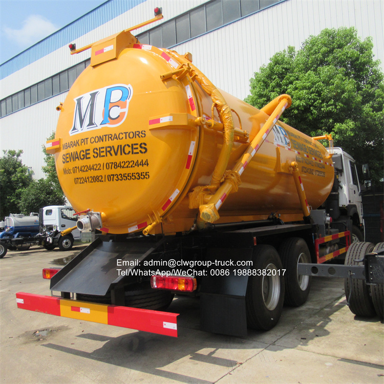 20m3 vacuum sewage suction truck