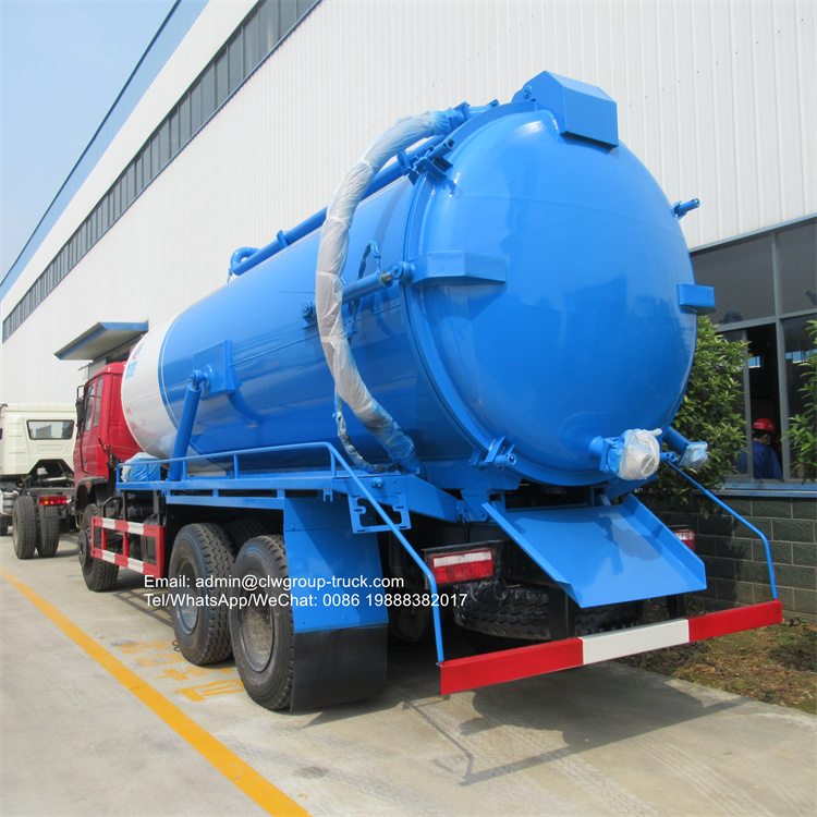 Dongfeng 6x4 16m3 sewage disposal trucks sale