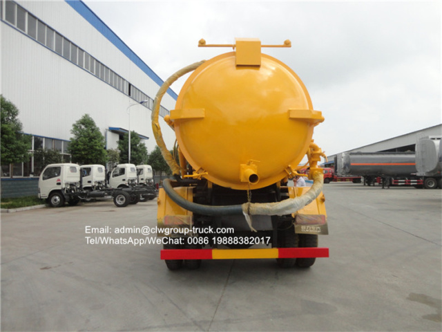 Dongfeng 14m3 15m3 sewage drainage truck