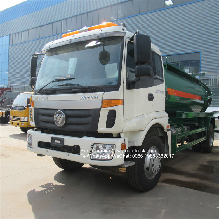 foton sewage tanker liquid waste toilet sucker trucks